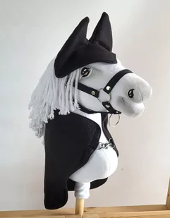 Zestaw dla Hobby Horse A3: derka + nauszniki – czarny - Maskotki i pluszaki - miniaturka - grafika 1