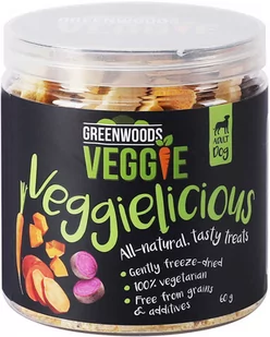 Greenwoods Veggie, bataty z dynią i marchwią 5 x 60 g - Sucha karma dla psów - miniaturka - grafika 1