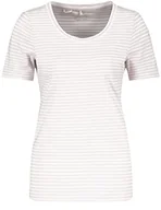 Koszulki i topy damskie - GERRY WEBER Edition T-shirt damski, liliowy/różowy/ecru/biały, 42 PL - miniaturka - grafika 1