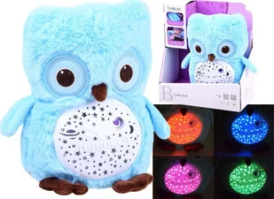 Jokomisiada Projektor przytulanka SOWA kołysanki ZA2863 - Projektory dla dzieci - miniaturka - grafika 1