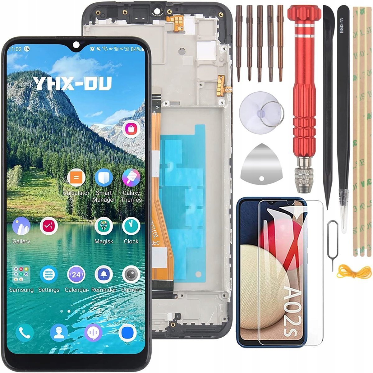 Wyświetlacz LCD Ramka do Samsung Galaxy A02 6.5