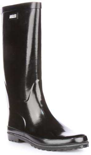 Aigle Damskie kalosze Eliosa Noir, czarny, 35 EU
