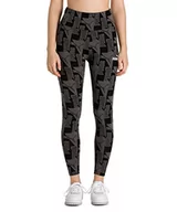 Legginsy - PUMA Damskie legginsy Power AOP 7/8, czarne, XS, Czarny, XS - miniaturka - grafika 1