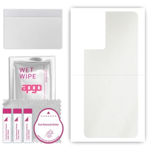 folia naklejka skórka strukturalna na TYŁ do Sharp Aquos V7 Plus - Matowa Przezroczysta Winylowa - apgo SKINS