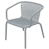 Fotele i krzesła ogrodowe - Krzesło ogrodowe FERNE Brene FBRK767 Szary - miniaturka - grafika 1