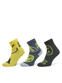 Skarpetki dla dzieci - adidas Zestaw 3 par wysokich skarpet dziecięcych Smiley World JG5804 Kolorowy - miniaturka - grafika 1