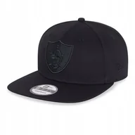 Czapki i chusty sportowe męskie - New Era czapka z daszkiem czarna NFL RAIDERS rozmiar M/L - miniaturka - grafika 1