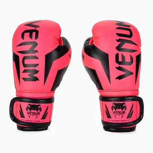 Rękawice bokserskie dziecięce Venum Elite Boxing fluo pink - Rękawice bokserskie - miniaturka - grafika 1