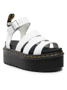 Dr. Martens Sandały Blaire Quad 27296100 Biały - Sandały damskie - miniaturka - grafika 1