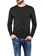 Swetry męskie - Replay sweter męski, czarny (098 Black), XL - miniaturka - grafika 1
