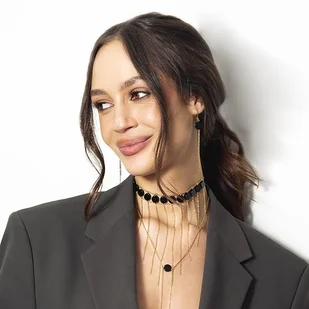 Choker z łańcuszkami Fashion Stones - Naszyjniki - miniaturka - grafika 1