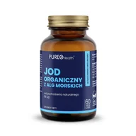 Witaminy i minerały - PUREO Health Jod organiczny z alg morskich, 60 kapsułek - miniaturka - grafika 1