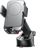 Uchwyty samochodowe do telefonów - Uchwyt samochodywy Joyroom JR-ZS241S z ładowarką indukcyjną na deskę rozdzielczą - czarny - miniaturka - grafika 1