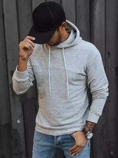 Bluza męska szara Dstreet BX5471-XL - Bluzy męskie - miniaturka - grafika 1