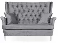 Sofy i kanapy - Sofa Uszak KLASYCZNA SZAROŚĆ hydrofobowa LUXUSOWA - miniaturka - grafika 1