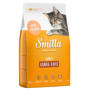 Smilla Adult XXL-krokiety, łosoś - 1 kg - Sucha karma dla kotów - miniaturka - grafika 1
