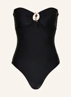Stroje kąpielowe - Seafolly Góra Od Bikini Bandeau Palermo schwarz - miniaturka - grafika 1