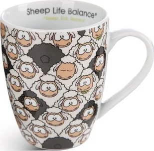 NICI NICI 49683 Kubek porcelanowy Wooly Gang 310ml, papierowa banderola - Kubki - miniaturka - grafika 1