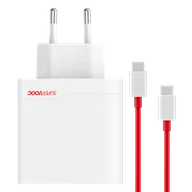 Ładowarki do telefonów - Ładowarka OnePlus SuperVOOC 120W USB-C + USB z Kablem Biała - miniaturka - grafika 1