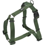 Szelki dla psów - AniOne Nylonowe szelki H Classic zielony XL - miniaturka - grafika 1