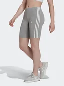 Spodenki damskie - adidas Szorty sportowe Essentials 3-Stripes Bike Shorts HF5956 Szary - miniaturka - grafika 1