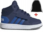 Buty dla dziewczynek - Adidas, Buty dziecięce, Hoops Mid 2.0 I Ee6714, rozmiar 21 - miniaturka - grafika 1