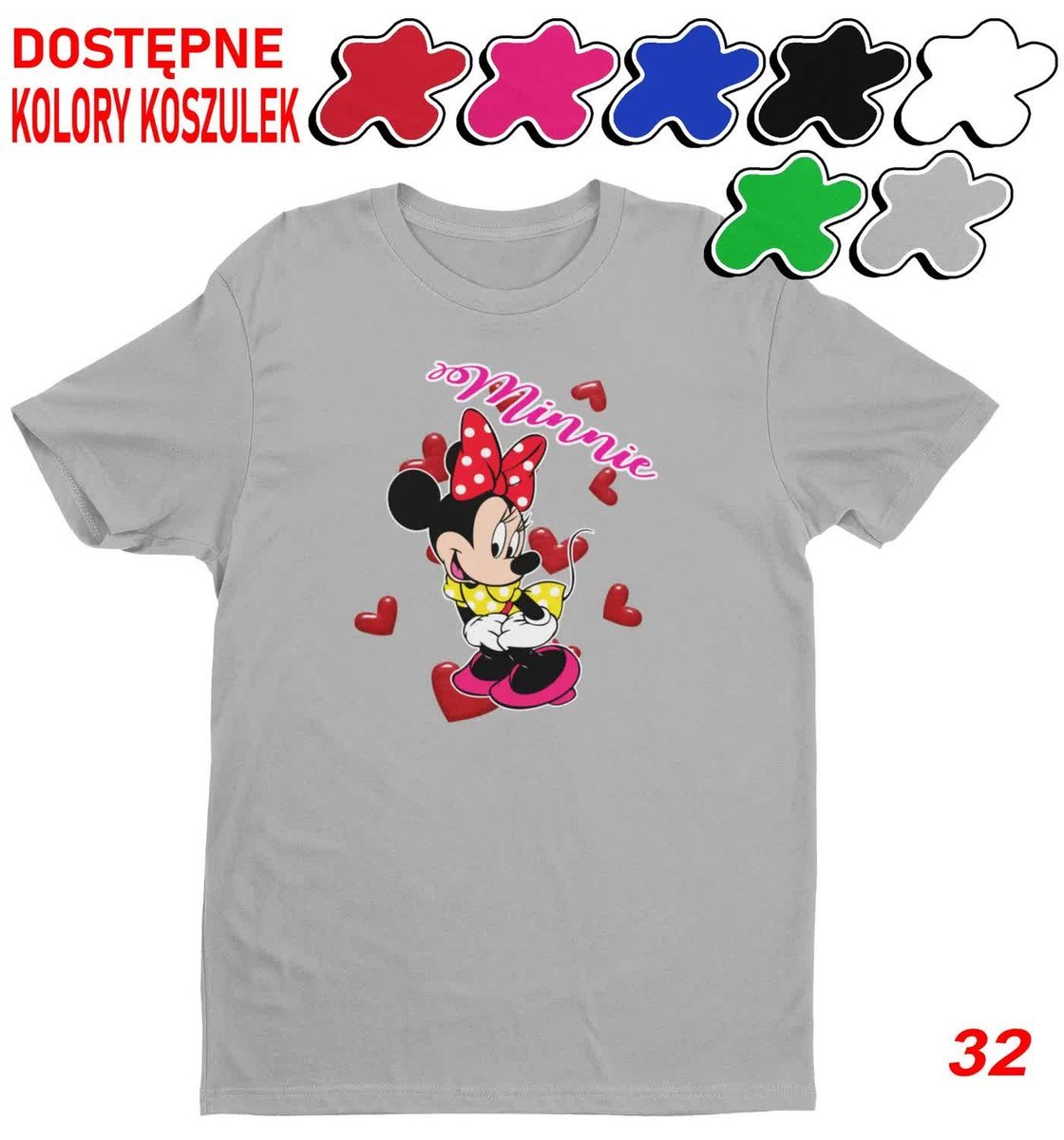 Dziecięca Koszulka Z Nadrukiem Duży Wybór -M 134-140