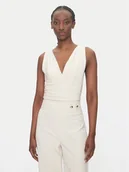 Body - ACCESS FASHION Body 53-2223-391 Écru Slim Fit - miniaturka - grafika 1