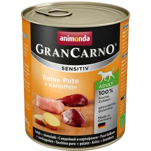 Animonda GranCarno Sensitiv Adult Dog smak Indyk + ziemniaki 800g 13166-uniw - Mokra karma dla psów - miniaturka - grafika 1