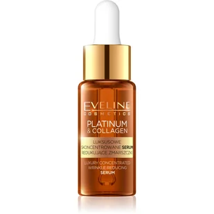 Eveline Platinum & Collagen 18 ml Skoncentrowane serum redukujące zmarszczki na dzień i noc - Serum do twarzy - miniaturka - grafika 1