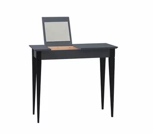 Toaletka MIMO z Lusterkiem - 85x35cm Czarne Nogi / Grafitowa - Toaletki - miniaturka - grafika 1