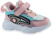 Buty dla dziewczynek - Dziewczęce buty sportowe na rzep Befdao 516X/Y358 Kolorowe - miniaturka - grafika 1