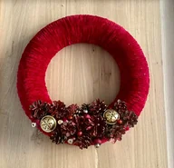 Ozdoby bożonarodzeniowe - Wianek świąteczny - miniaturka - grafika 1