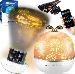Heckermann Projektor gwiazd LED Heckermann WH-E02 Jabłko - Projektory dla dzieci - miniaturka - grafika 1