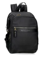 Plecaki - Pepe Jeans Plecak "Morgan" w kolorze czarnym - 25 x 37 x 10 cm - miniaturka - grafika 1