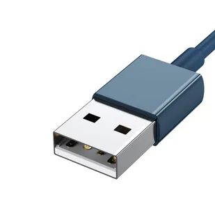Baseus Superior 3w1 kabel USB - Lightning / USB Typ C / micro USB 3,5 A 1,5 m niebieski (CAMLTYS-03) - Kable USB - miniaturka - grafika 10