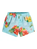 Spodenki damskie - Guess Szorty kąpielowe L3GZ02 WO07G Niebieski Regular Fit - miniaturka - grafika 1