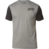 Koszulki męskie - T-SHIRT FOX SENDING IT PREMIUM HEATHER GRAPHITE - miniaturka - grafika 1