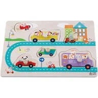 Puzzle - Puzzle SUN BABY Ulica (6 elementów) - miniaturka - grafika 1