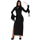 Dodatki do strojów karnawałowych - Strój dla dorosłych Zabójczyni z nożem sukienka L - miniaturka - grafika 1