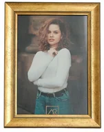 Ramki na zdjęcia - ﻿Drewniana ramka na zdjęcie 30x40 stare złoto Vintage - miniaturka - grafika 1