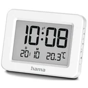 Dekoracje domu - Budzik HAMA Kos Biały - miniaturka - grafika 1