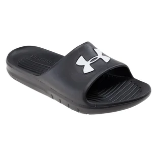 Klapki UNDER ARMOUR UA CORE PTH SL 3021286-001 – Czarny - Klapki i japonki damskie - miniaturka - grafika 1