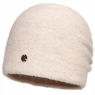 Czapki damskie - Czapka zimowa damska GLORIA Pudrowy róż - miniaturka - grafika 1