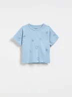Bluzki dla niemowląt - Reserved - T-shirt z nadrukiem - jasnoniebieski - miniaturka - grafika 1