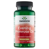 Suplementy naturalne - SWANSON Olej z wiesiołka dwuletniego Evening Primrose Oil EFAs 500mg 100 kapsułek - miniaturka - grafika 1