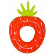 Materace dmuchane i koła do pływania - Koło do pływania Truskawka 76x101cm - miniaturka - grafika 1