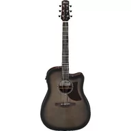 Gitary akustyczne - Ibanez AAD50CE-TCB Advanced Acoustic Transparent Charcoal Burst - miniaturka - grafika 1