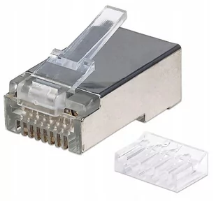 Intellinet Network Solutions Modularstecker RJ45 Cat6 STP 3-Punkt 90 Stk 790628 - Kable miedziane - miniaturka - grafika 1
