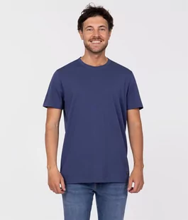 T-shirt regular UNION JACK 6210 INDIGO-M - Koszulki męskie - miniaturka - grafika 1